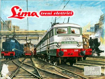Trenino Treno Lima Rivarossi Vintage Antico Raro catalogo 1964 1965 Portachiavi 