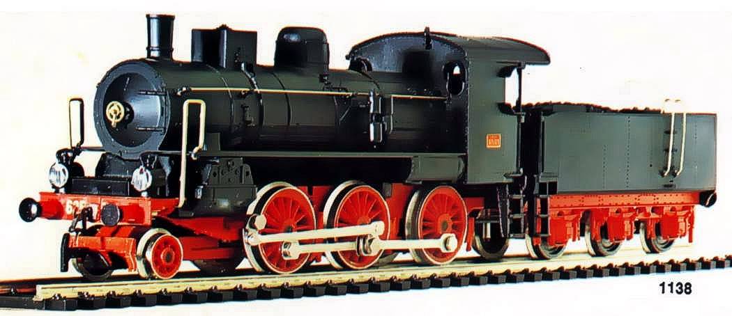 H0 Zama Rivarossi serie BR Carrello per Locomotiva a vapore 625 FS con zama replica 